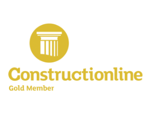 Construction line gold member logo